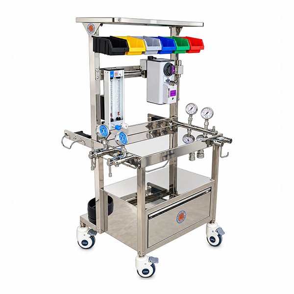Anaesthesia Machine With Isoflurane Vaporizer Model
