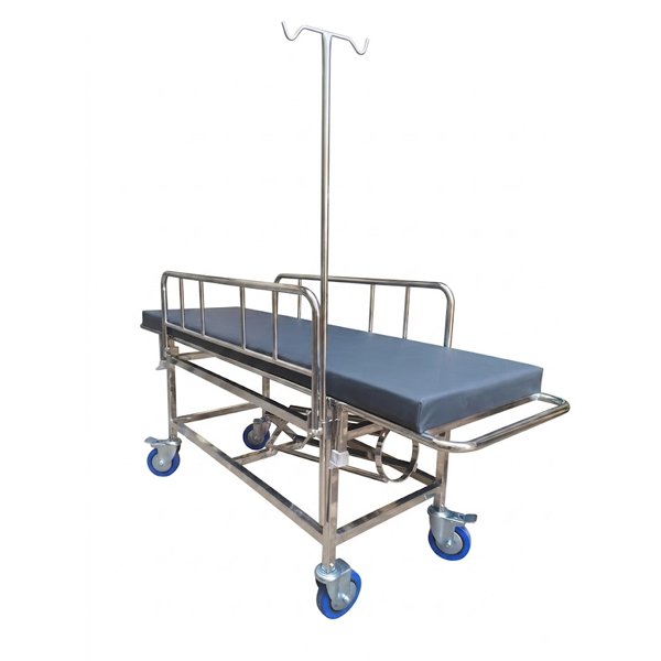 Stretcher On Trolley SS Deluxe