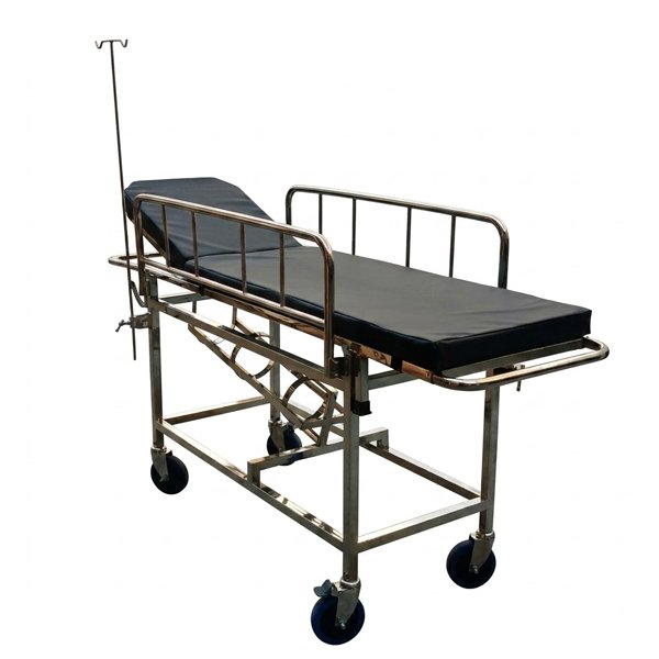 Stretcher On Trolley SS Super Deluxe